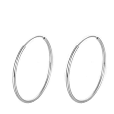 925 Sterling Silver Round Earrings