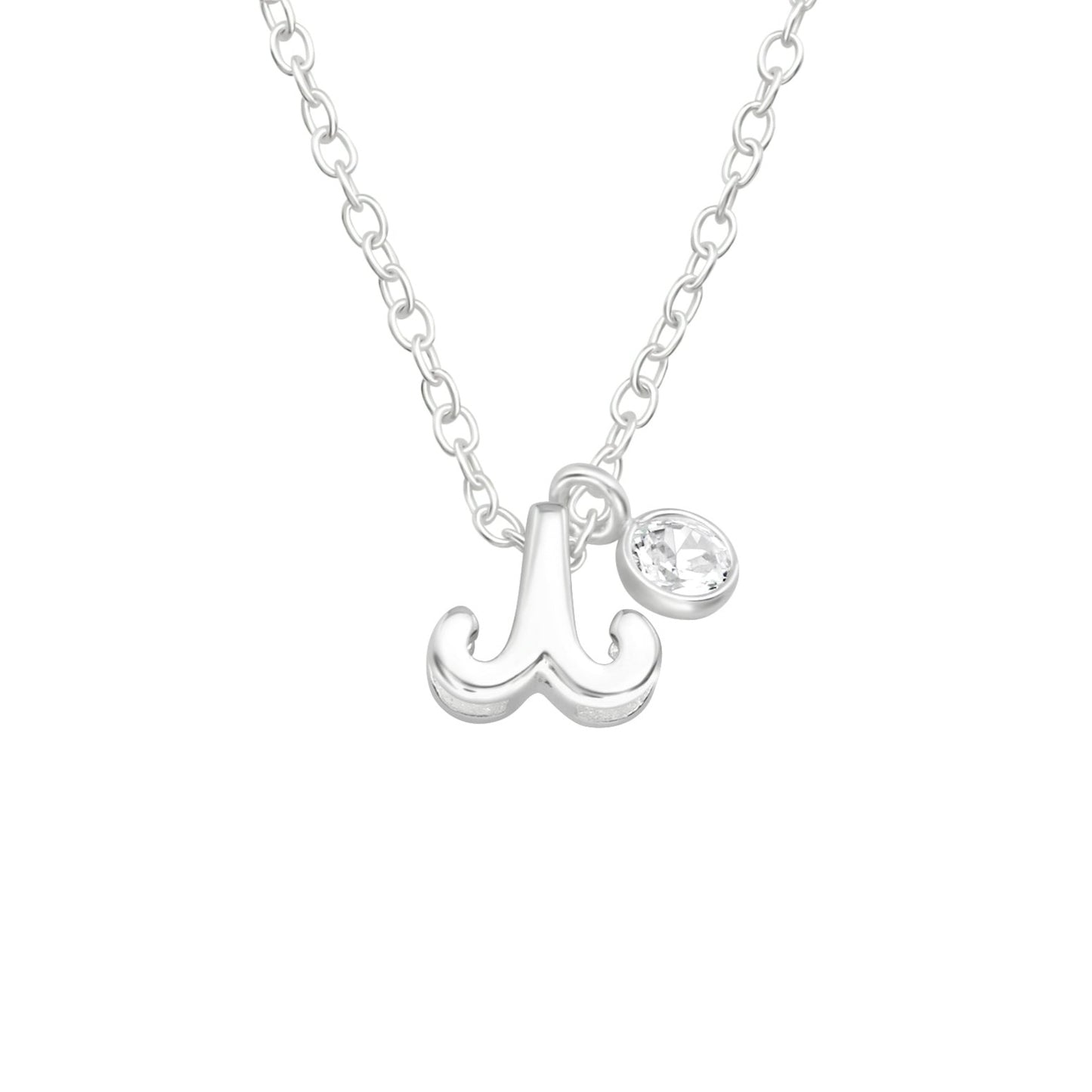 925 Sterling Silver Aries Zodiac Sign Necklace