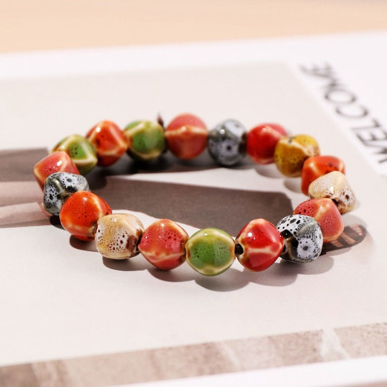 Ceramic Beaded Bracelet