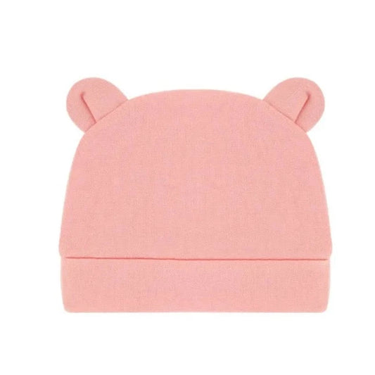 Pink 3 Pack Eco-Cotton Beanie Hat