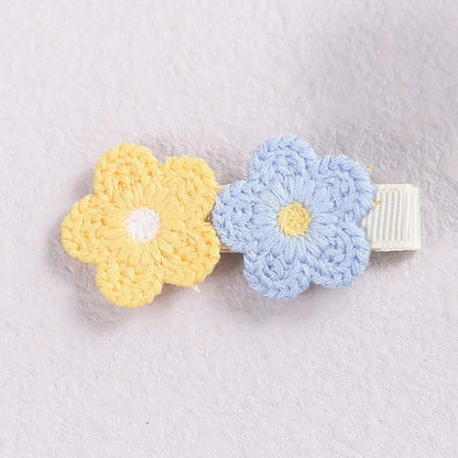 Children's Handmade Flower Cloth Hair Clip