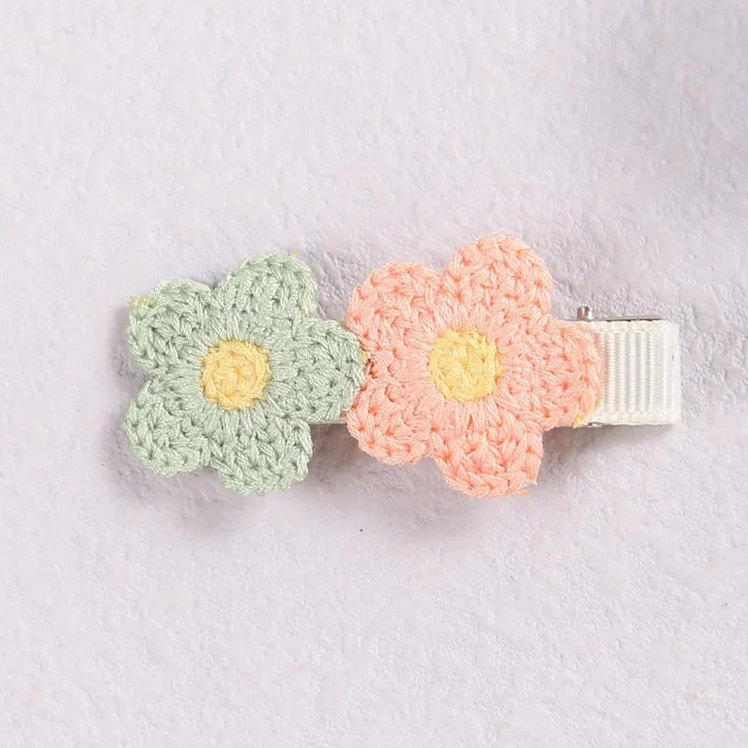 Children's Handmade Flower Cloth Hair Clip