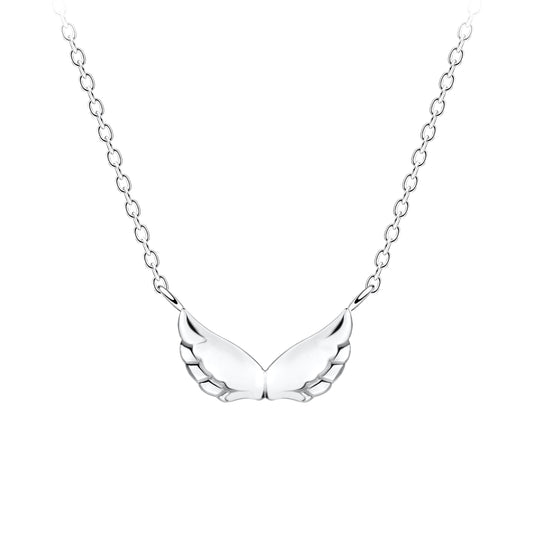 925 Sterling Silver Wings Necklace