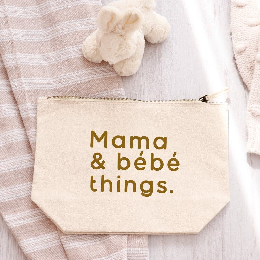 Zipped Pouch - Mama & Bebe Things