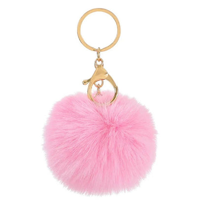 Children Fluffy Keychain - Bag Pendant
