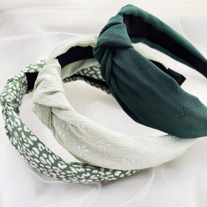 Handmade - The Green Line Headband