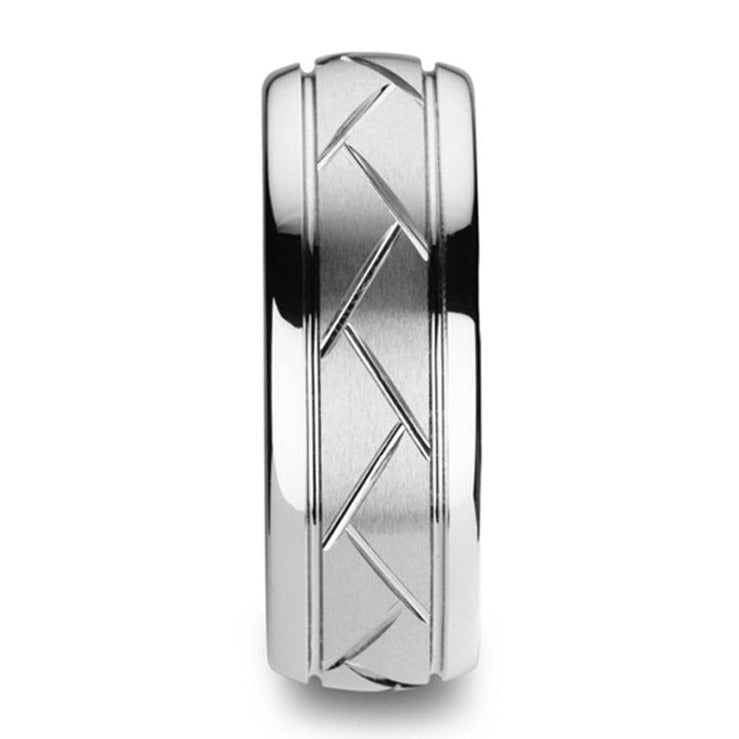 Men's Stainless Steel Ring - Silver