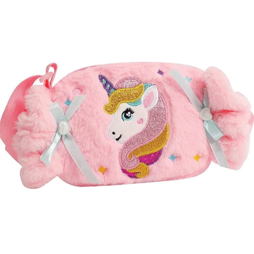 Children's Shoulder Bag - Unicorn Plush