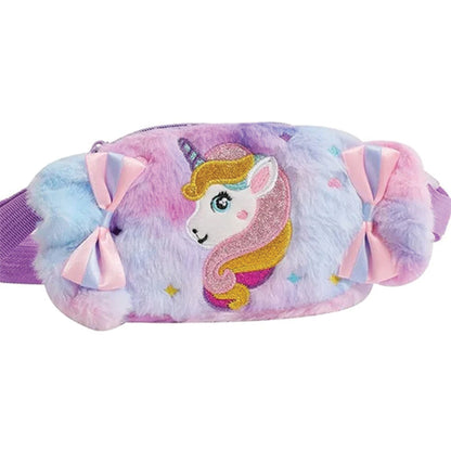 Children's Shoulder Bag - Unicorn Plush