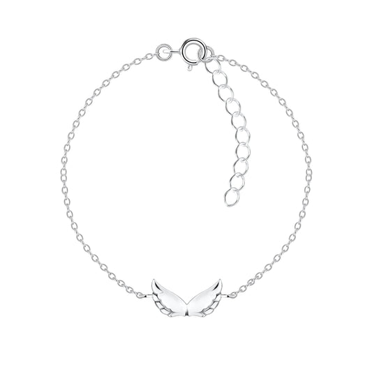 925 Sterling Silver Wings Bracelet